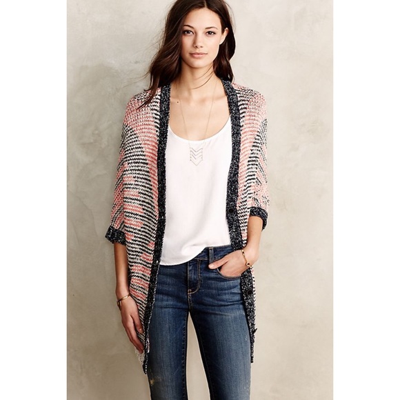 Anthropologie Sweaters - Anthropologie Moth Carrefour Jacquard Cardigan S